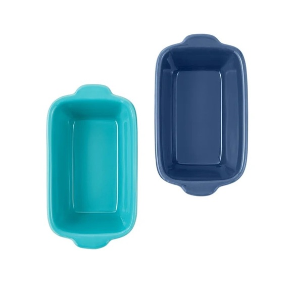 Gifted 🌺 New The Pioneer Woman Keepsake Floral 4.8" Ceramic Mini Loaf Pans - Picture 4 of 9